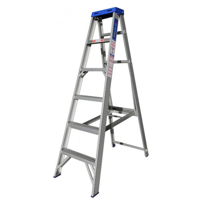 INDALEX Aluminium Single Sided Step Ladder - Pro Series - 2.1m 180kg Rated