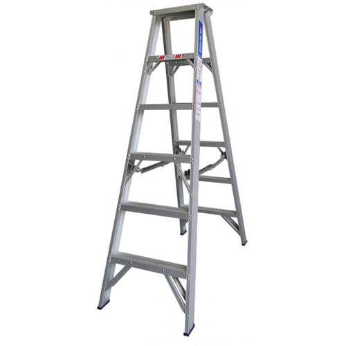 INDALEX Aluminium Double Sided Step Ladder - Pro Series - 1.5m 180kg Rated