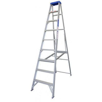 INDALEX Aluminium Single Sided Step Ladder - Pro Series - 2.7m 180kg Rated