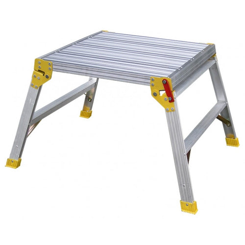INDALEX Aluminium Work Platform-Tradesman Series- 600mm x 600mm 120kg Rated
