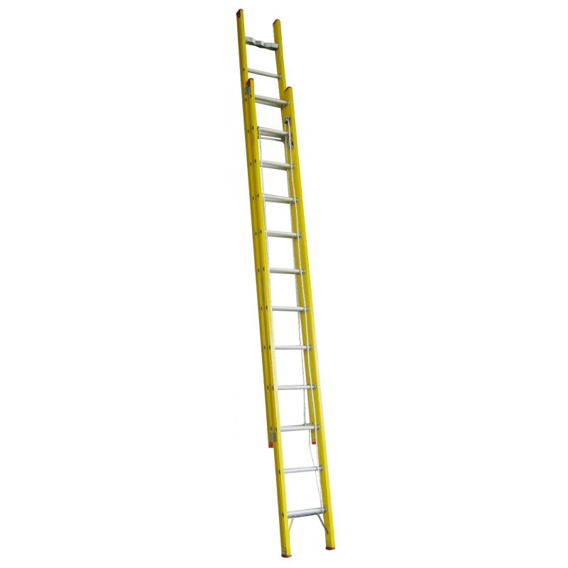 INDALEX Fibreglass Extension Ladder-Tradesman Series- 3.4m-5.5m 135kg Rated