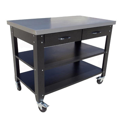 Industrial XS Mobile Work Bench With Stainless Steel Top