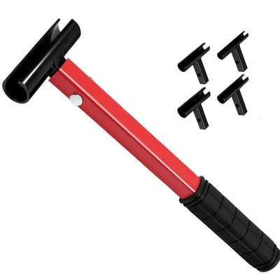 INDUSTRIAL XS Door Hinge Adjustment Tool, 4 in 1 Hinge Adjusting Wrench Kit with Rubber Grip