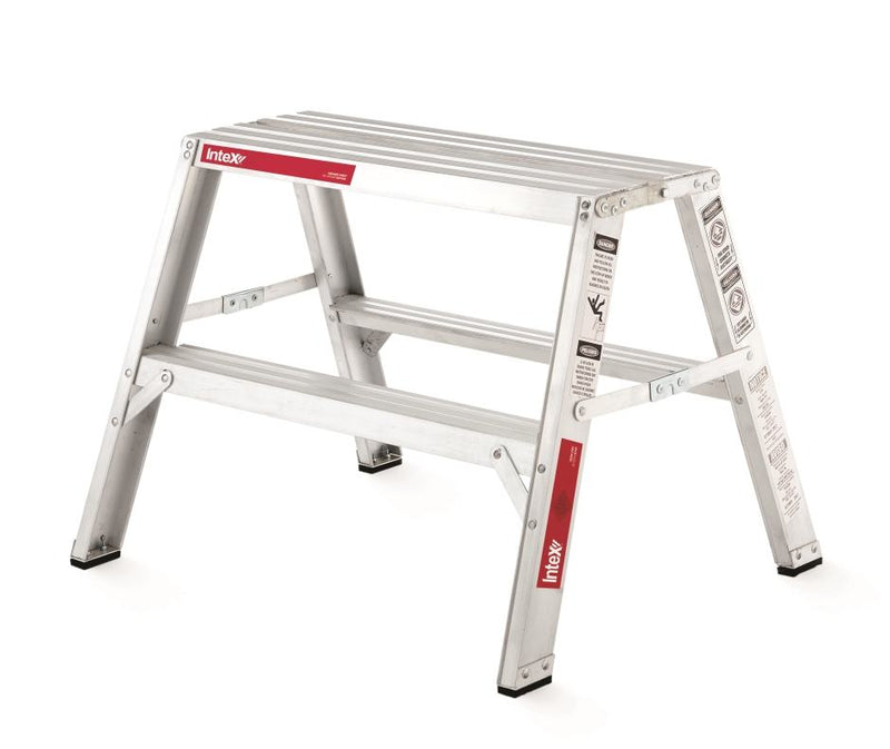 INTEX Aluminium Folding Industrial Stepup Stool - 900mm High SAF900