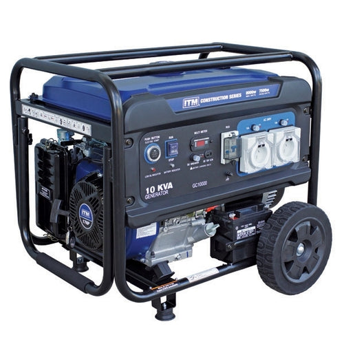 ITM 10kva 17hp Petrol Generator-With Electric Start & Remote Start-Construction Series- TM520-8000-bd