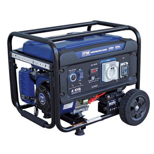 ITM 4kva 8hp Petrol Generator-With Electric Start & Remote Start-Construction Series- TM520-3400