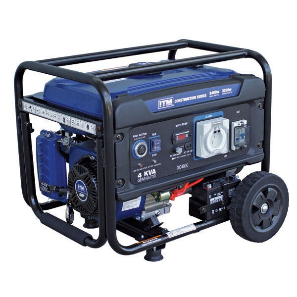ITM 4kva 8hp Petrol Generator-With Electric Start & Remote Start-Construction Series- TM520-3400