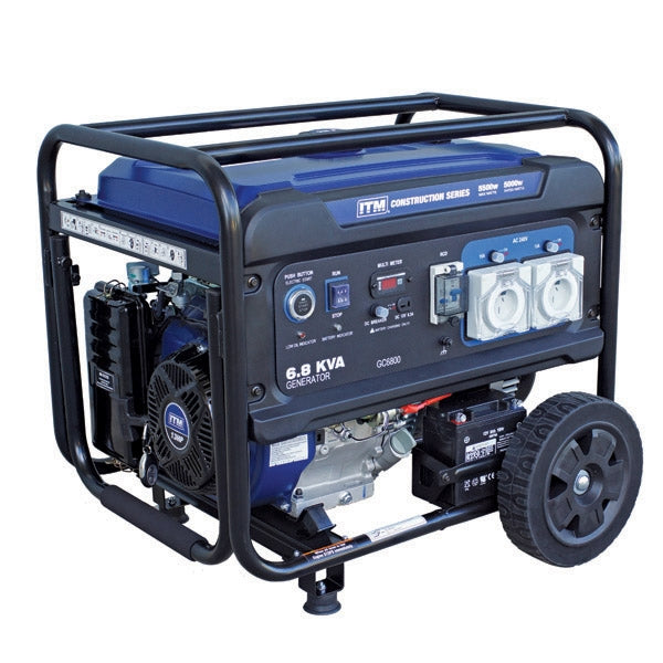 ITM 6.8kva 13hp Petrol Generator-With Electric Start & Remote Start-Construction Series- TM520-5500 - BD