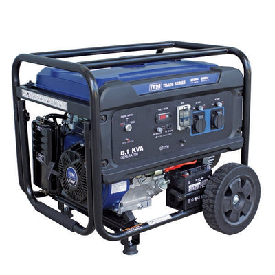 ITM 8.1kva 15hp Petrol Generator With Electric Start, Wheel & Handle Kit-Trade Series- TM510-6500