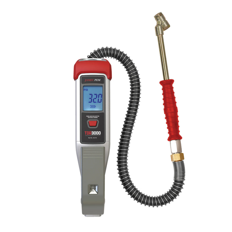 JAMEC PEM TDR3000 Digital Tyre Inflator Dual Angle Chuck 10.3012