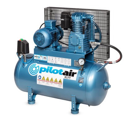 Pilot K17T Industrial 3 Phase Reciprocating Air Compressor