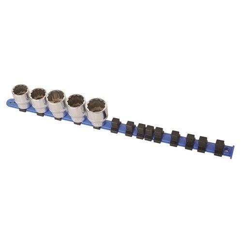 Kincrome K2075 Socket Rail, 14 Clip - 1/2" Drive