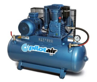 Pilot K30 Horizontal 3 Phase Reciprocating Air Compressor