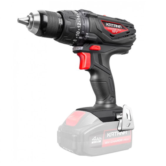 KATANA By Kincrome  18v Lithium Ion Cordless Impact Hammer Drill Skin