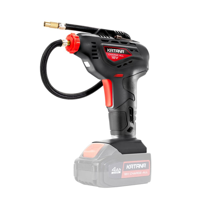 KATANA By Kincrome 18V CHARGE-ALL Lithium-Ion Cordless Digital Pressure Tyre Inflator