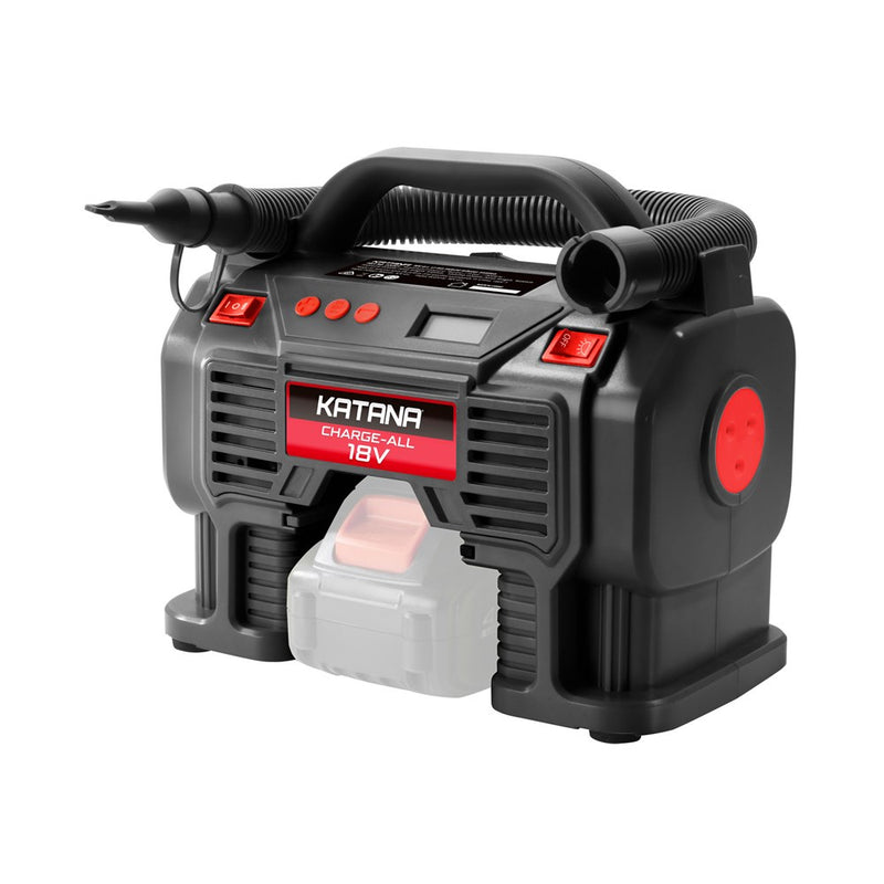 KATANA By Kincrome 18V CHARGE-ALL Lithium-Ion Cordless Hybrid Tyre Inflator Station