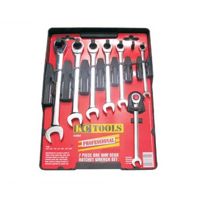KC Tools A13560 7PC Gear Ratchet Spanner Set-Metric