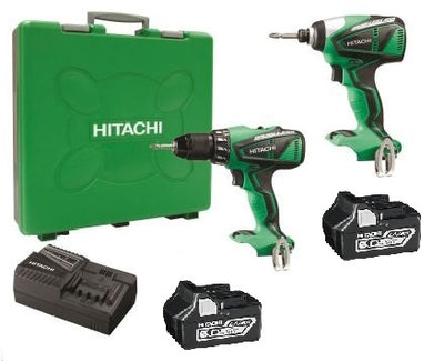 Hitachi KC18DBELHX KC18DBEL(HX) 18v Brushless 2pce Cordless Combo Kit 6ah batteries
