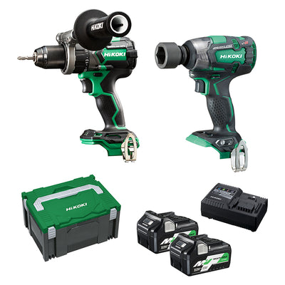 HIKOKI - 18V MultiVolt 2 Piece Combination Pack - KC18DPL2(HRZ)