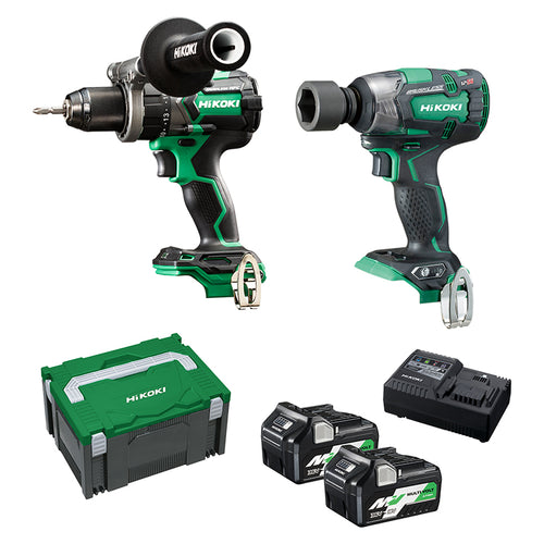 HIKOKI - 18V MultiVolt 2 Piece Combination Pack - KC18DPL2(HRZ)