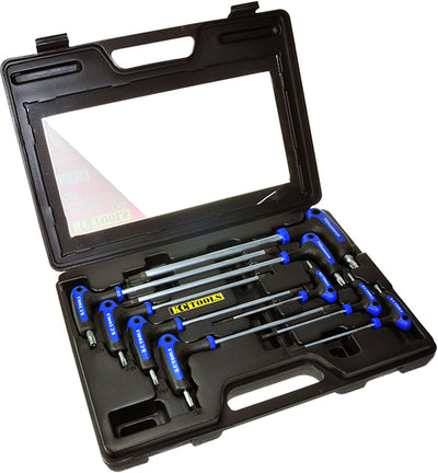 KC Tools A13084 9PC T HANDLE STAR & TAMPERPROOF SET