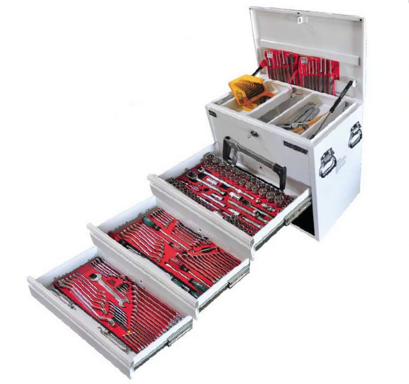 KC TOOLS Ute/Truck Tool Kit In Road Chest With HDFI Inserts-262pce
