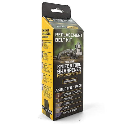 WORKSHARP Replacement Belt 5pce assorted - suits Ken Onion WSSAK081113