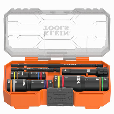 Klein Tools 653QS KNECT Quad-12 Heavy-Duty Impact Flip Socket Set 6pc - 653QS