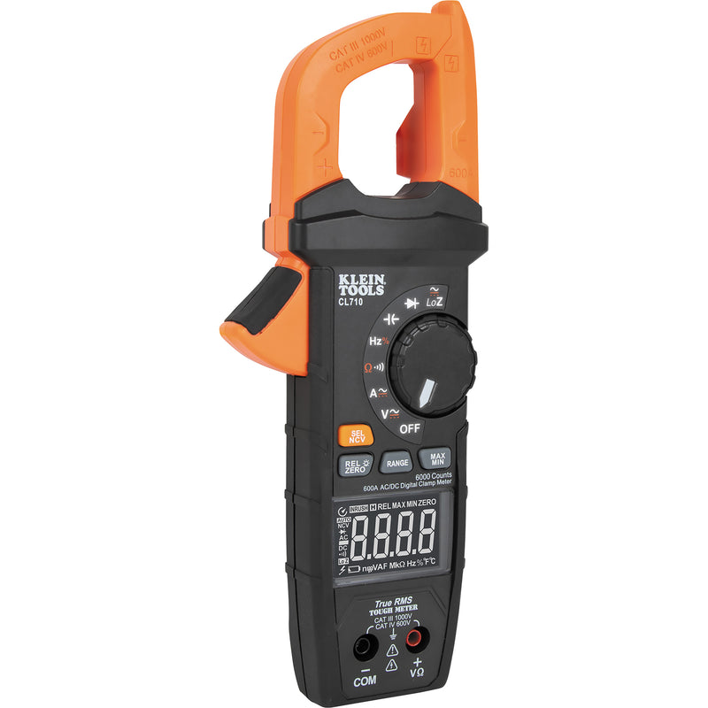 Klein Tools A-CL710 600A AC/DC Auto-Ranging TRMS Clamp Meter - A-CL710