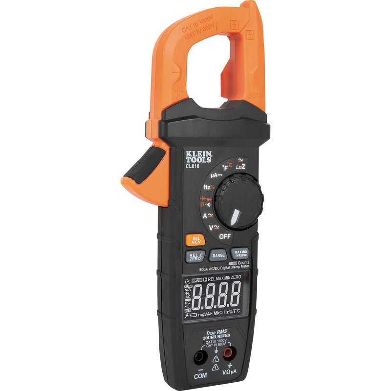 Klein Tools A-CL810 600A AC/DC Auto-Ranging TRMS Clamp Meter with Worklight - A-CL810