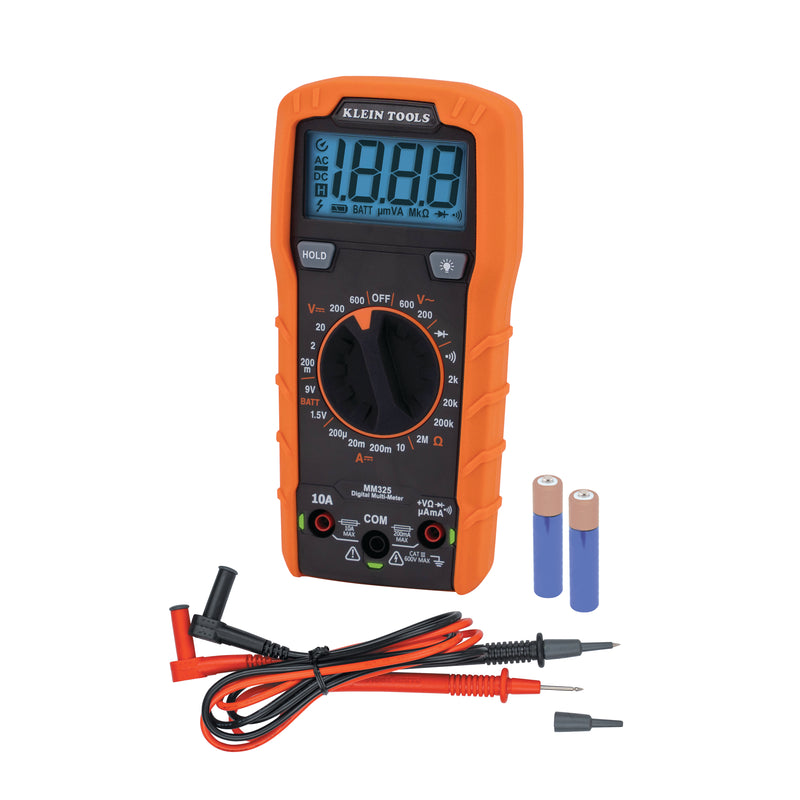 Klein Tools A-MM325 600V Manual-Ranging Digital Multimeter - A-MM325