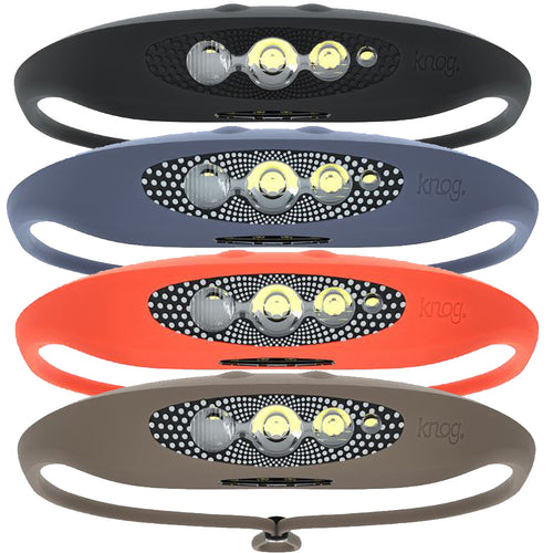 KNOG LED BILBY Hi Powered HeadLamp Torch-USB Rechargeable-Silicone Band