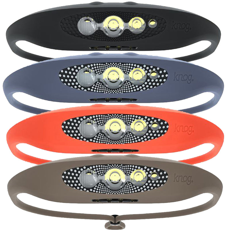 KNOG LED BILBY Hi Powered HeadLamp Torch-USB Rechargeable-Silicone Band