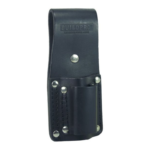 BUILDPRO Tradie Leather Belt- Holder Frog to Suit 2 Shifters LBFMDS