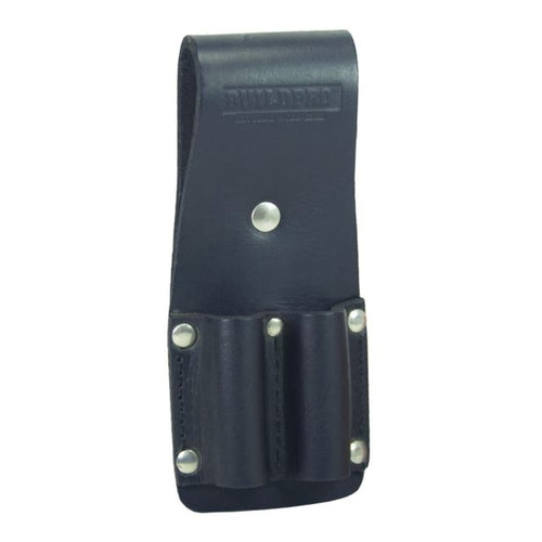 BUILDPRO Tradie Leather Belt- All lLeather Wire Cutter Nipps Holder Frog LBFMNF
