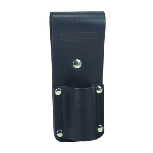 BUILDPRO Tradie Leather Belt- 20mm Podger/Ratchet Holder Frog LBFPF20