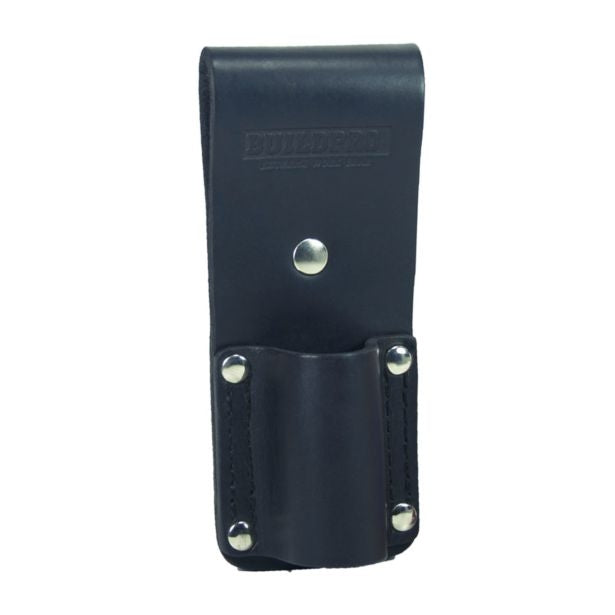 BUILDPRO Tradie Leather Belt- 20mm Podger/Ratchet Holder Frog LBFPF20
