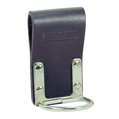 BUILDPRO Tradie Leather Belt- Claw Hammer Holder Frog LBFPHF