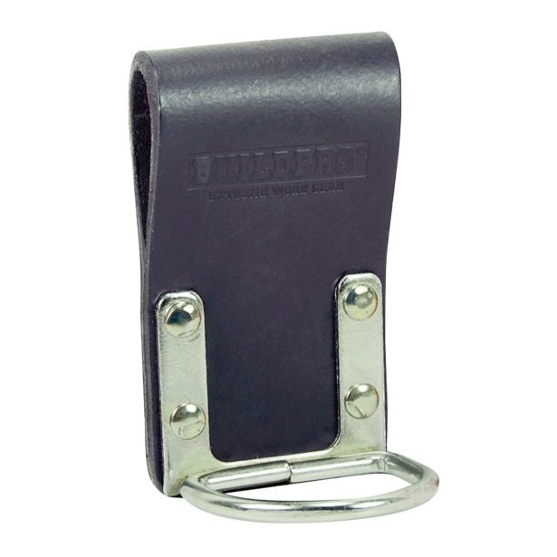 BUILDPRO Tradie Leather Belt- Claw Hammer Holder Frog LBFPHF