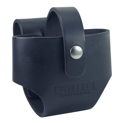 BUILDPRO Tradie Leather Belt- 8m and 10m Tape Holder Frog LBFTL