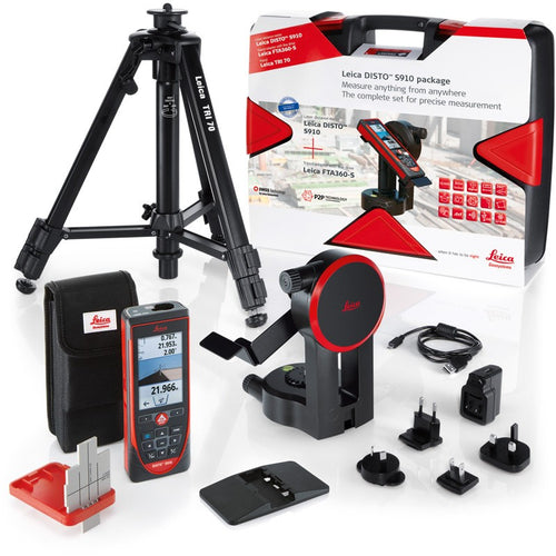 LEICA S910 Disto Laser Distance Measurer Combo Kit S910PROKIT