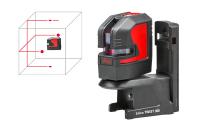 LEICA Lino L2P5-1 Cross Line & Point Red beam Laser Level-Gen 2 LG864431-2