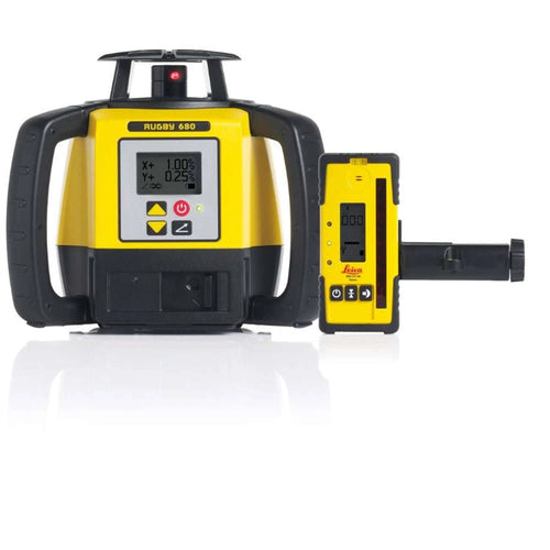 LEICA Rugby 680 Dual Dial In Grade Laser with Digital Receiver LG6006010