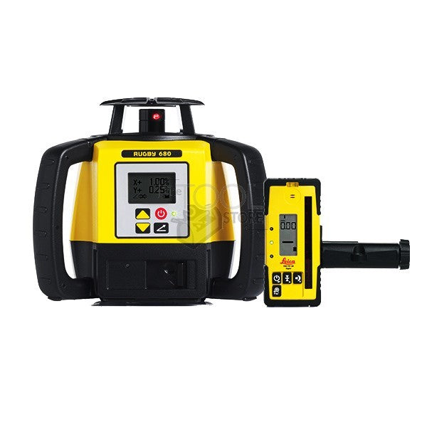 LEICA Rugby 680 Dual Dial In Grade Laser with Digital Receiver LG6006010