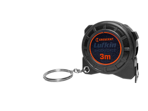 CRESCENT LUFKIN Shockforce Nite Eye 3m x 13mm Keychain Tape Measure NE313M