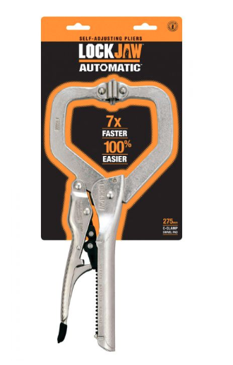 LOCKJAW 275MM 11INCH SWIVEL PAD C-CLAMP 102017