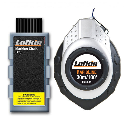 LUFKIN 30m Chalk Line & Chalk Combo LCR30M