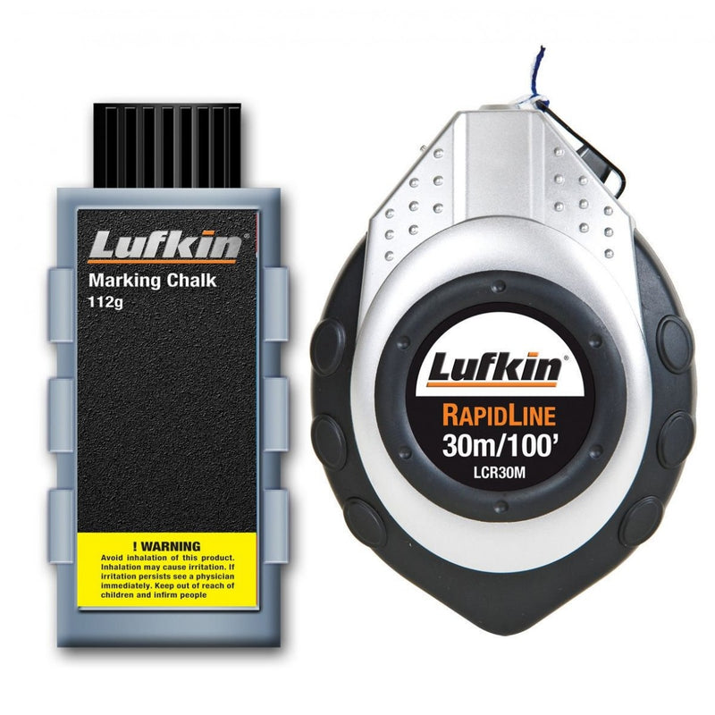 LUFKIN 30m Chalk Line & Chalk Combo LCR30M