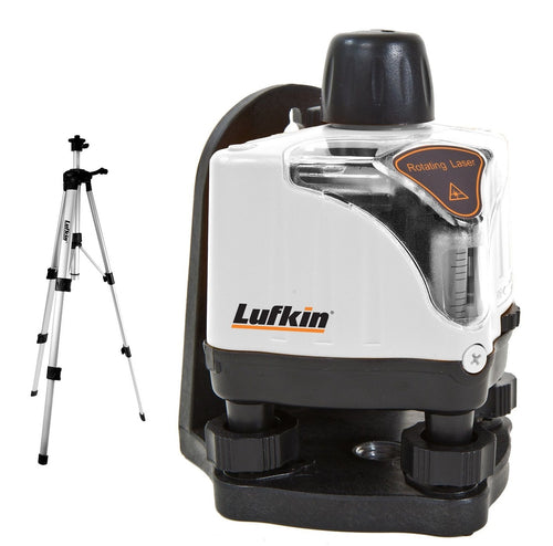 LUFKIN Red Beam Rotating Laser Level Kit With Tripod LR500