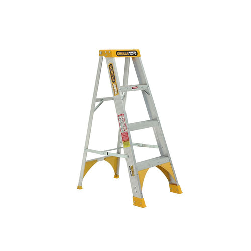 Gorilla Heavy Duty 180Kg Single Sided A-Frame Aluminium Ladder (1.2m) M004-HD